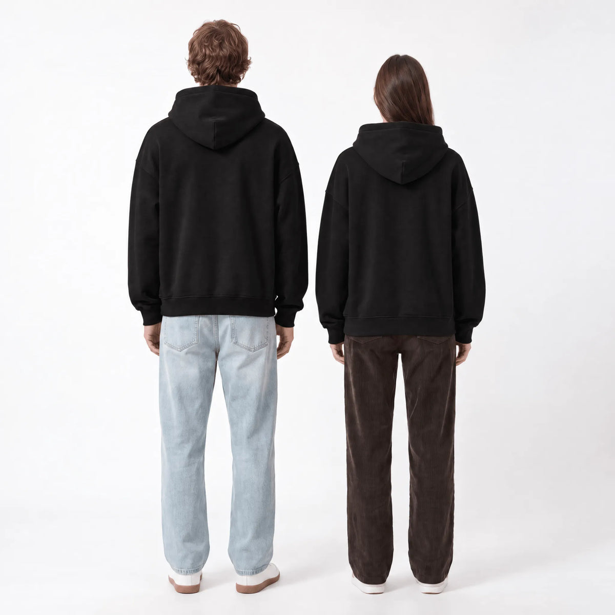 Royal Black Oversize Hoodie