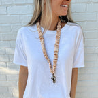 Tan Lanyard