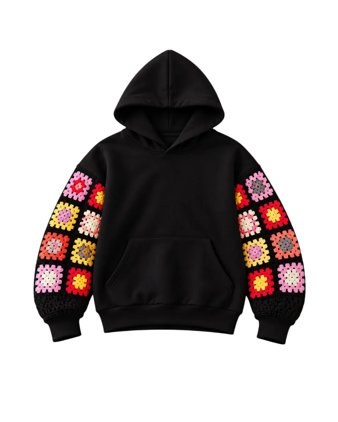 SITRA Girls' Casual Crochet Sleeves Hoodie