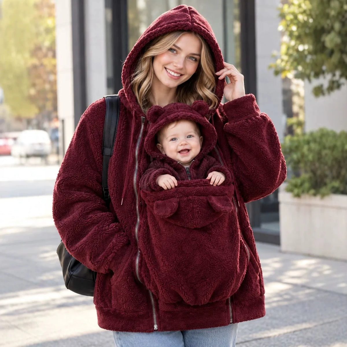 SITRA Women's Casual Plush Zipper Hoodie