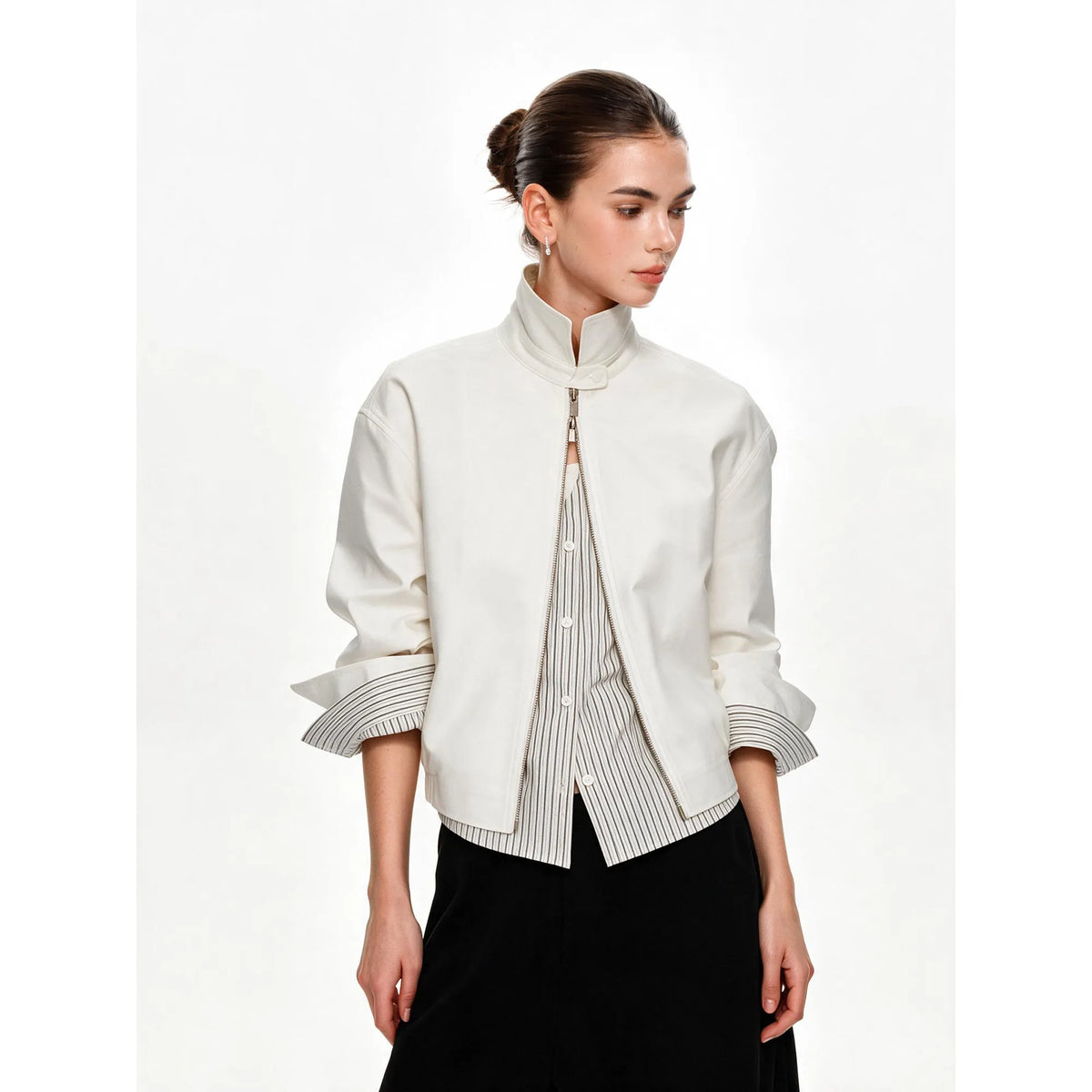 SITRA Women's Casual Retro Oversize Jacket