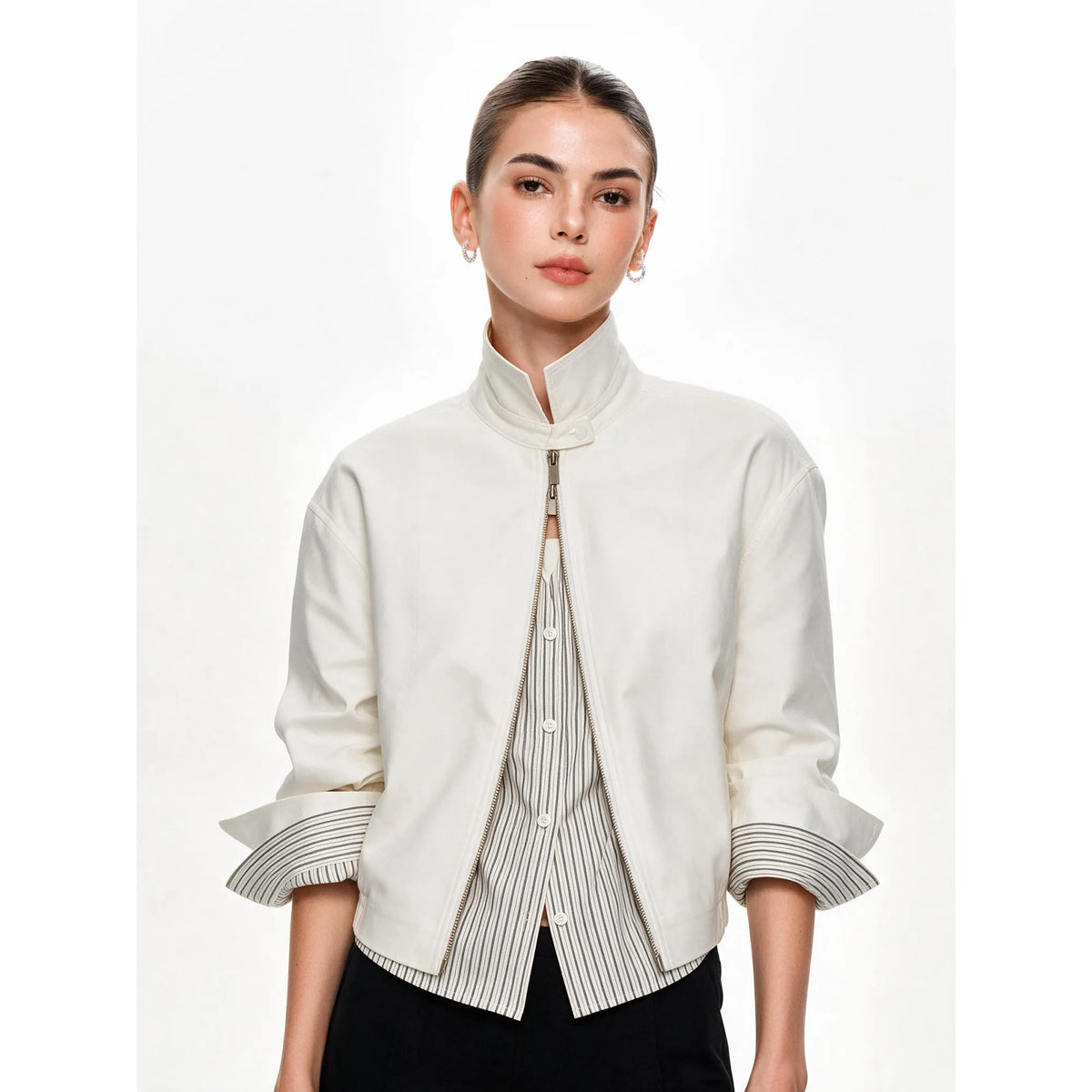 SITRA Women's Casual Retro Oversize Jacket