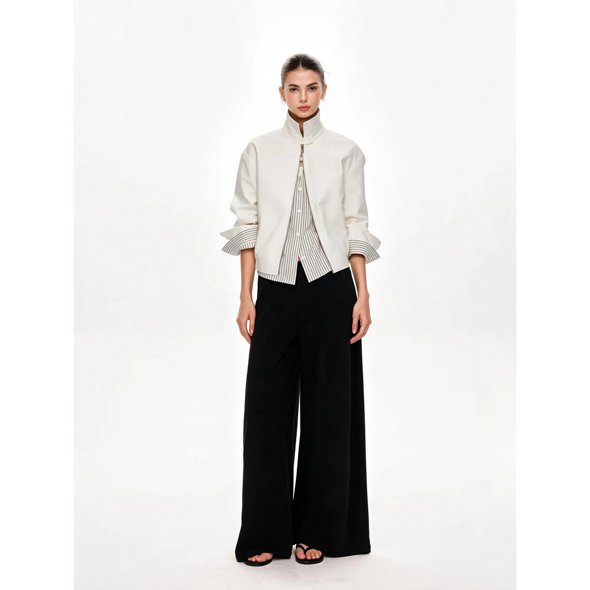 SITRA Women's Casual Retro Oversize Jacket