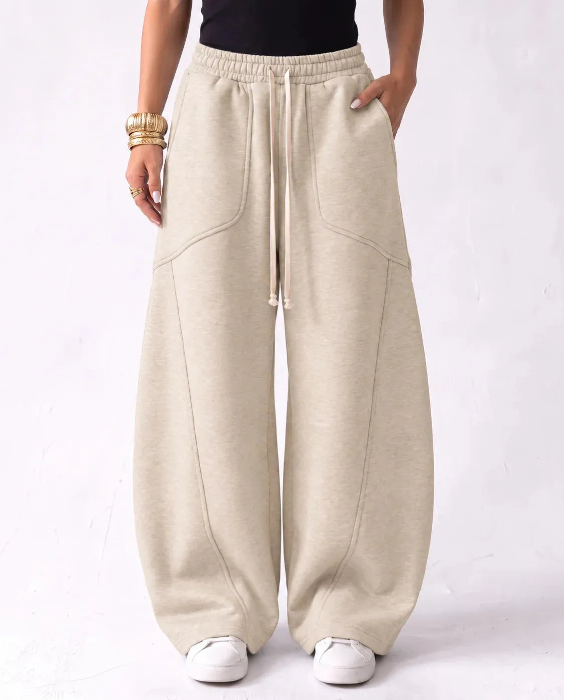 SITRA Women's Casual Retro Oversize Pants