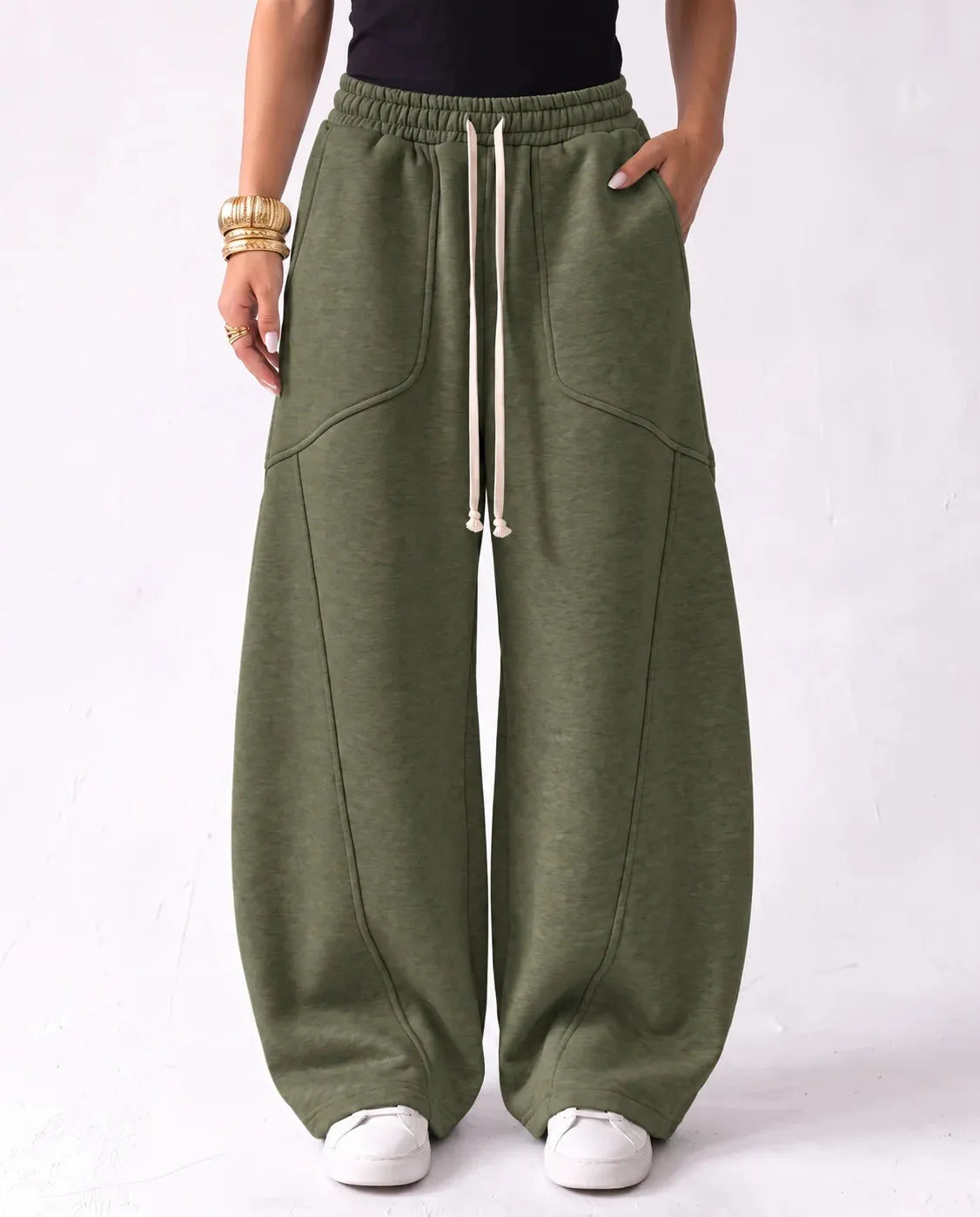 SITRA Women's Casual Retro Oversize Pants