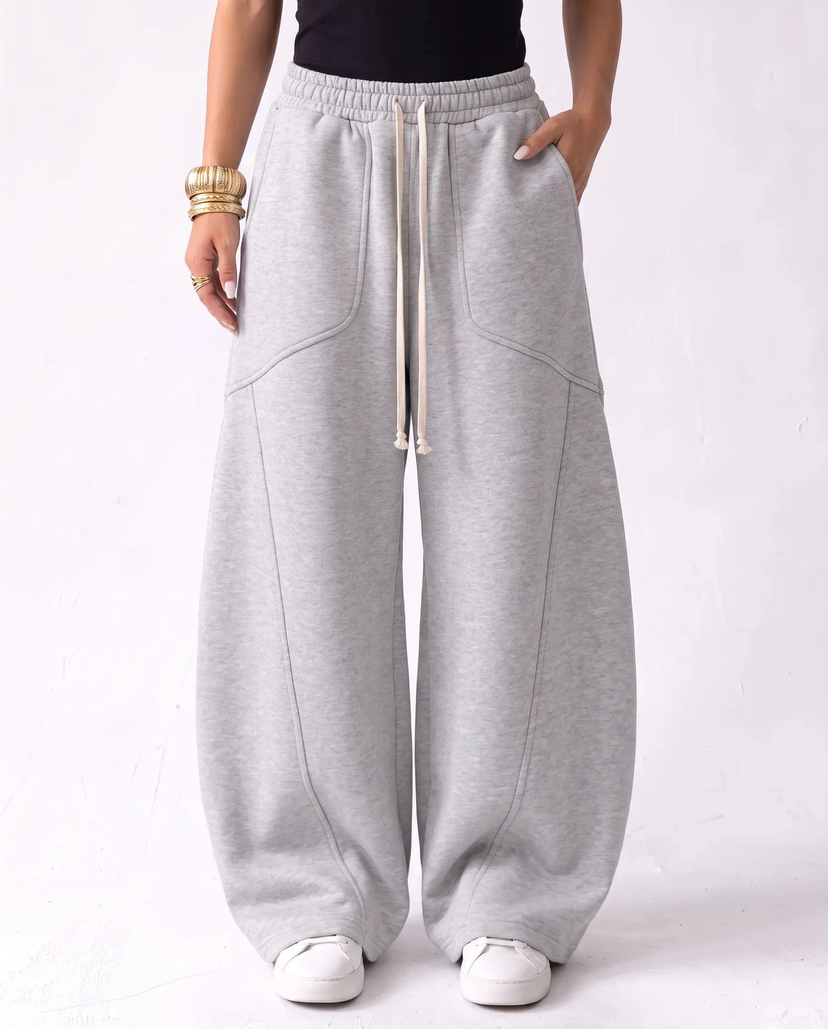 SITRA Women's Casual Retro Oversize Pants