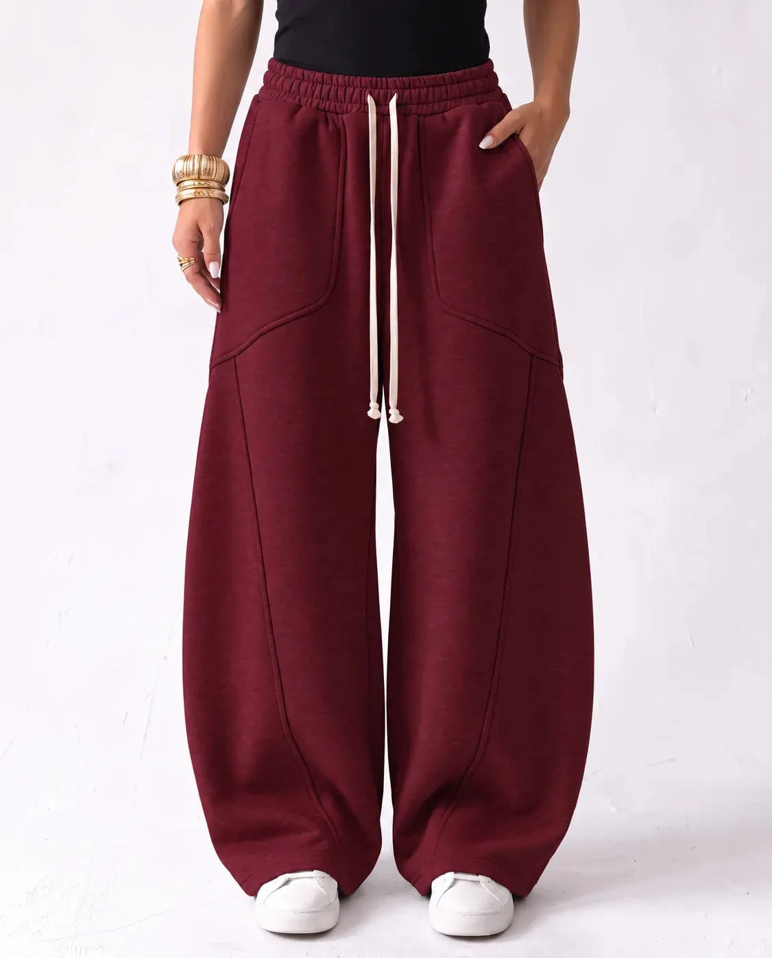 SITRA Women's Casual Retro Oversize Pants