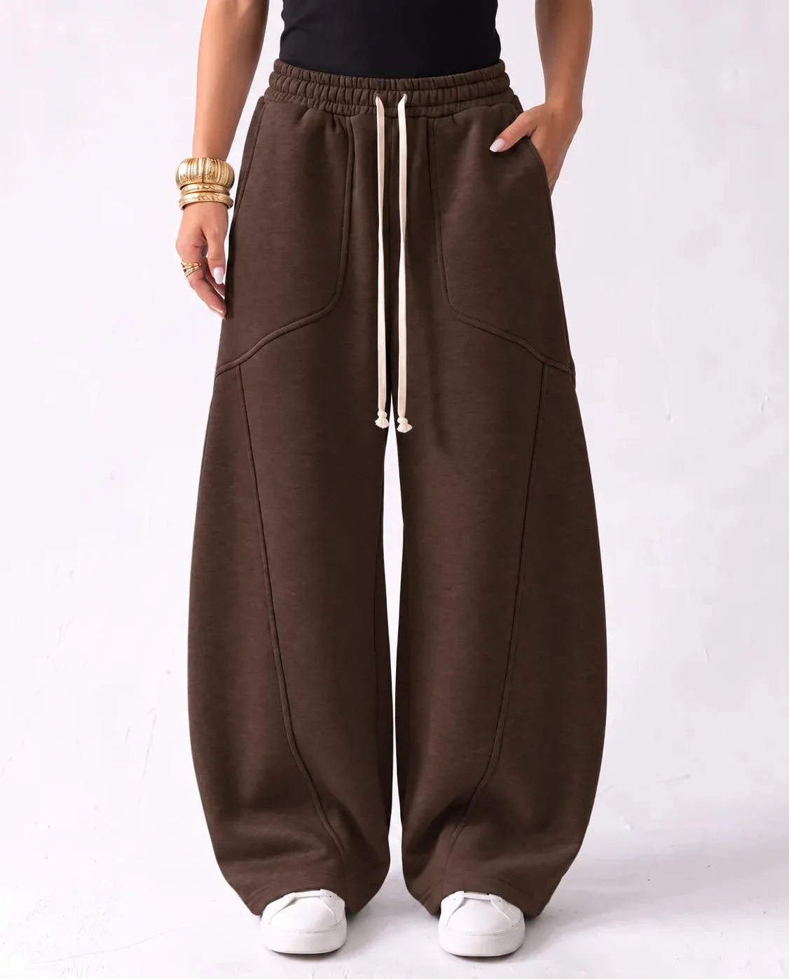 SITRA Women's Casual Retro Oversize Pants