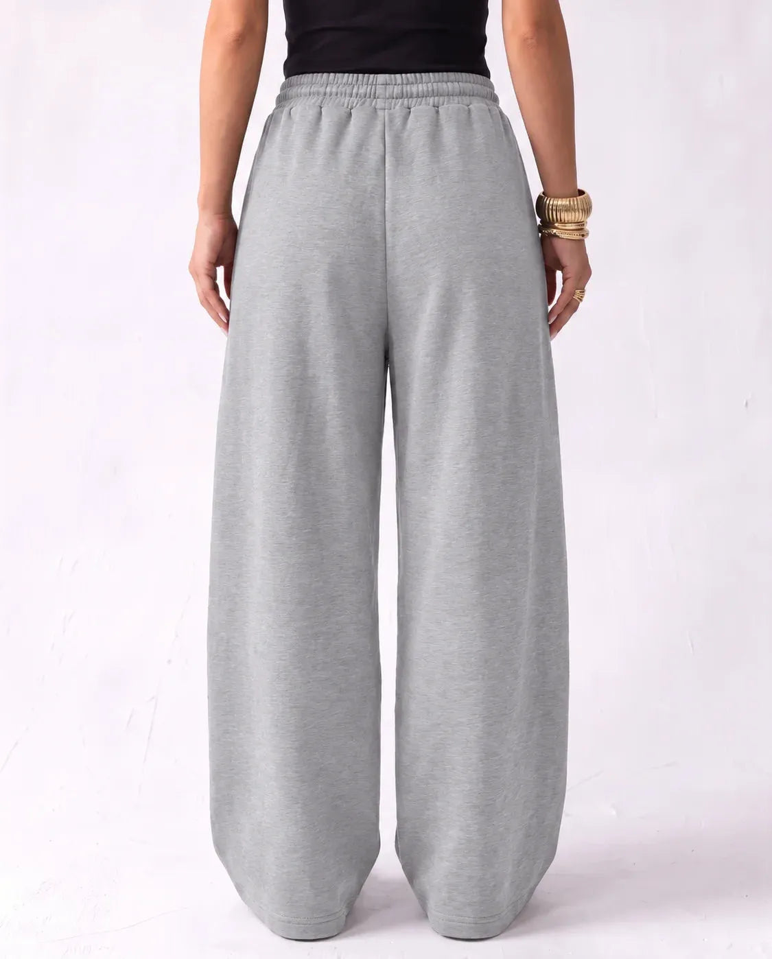 SITRA Women's Casual Retro Oversize Pleat Wide Pants