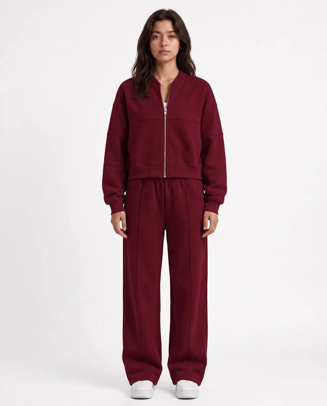 SITRA Women's Casual Soft Zip Lounge Set
