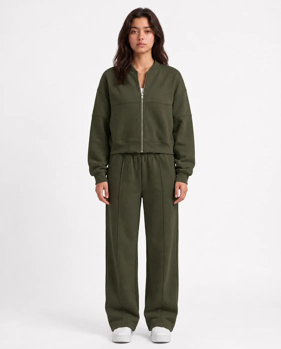 SITRA Women's Casual Soft Zip Lounge Set