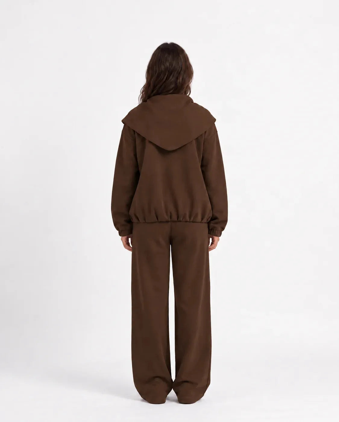 SITRA Women's Casual Tie Shoulder Zip Set
