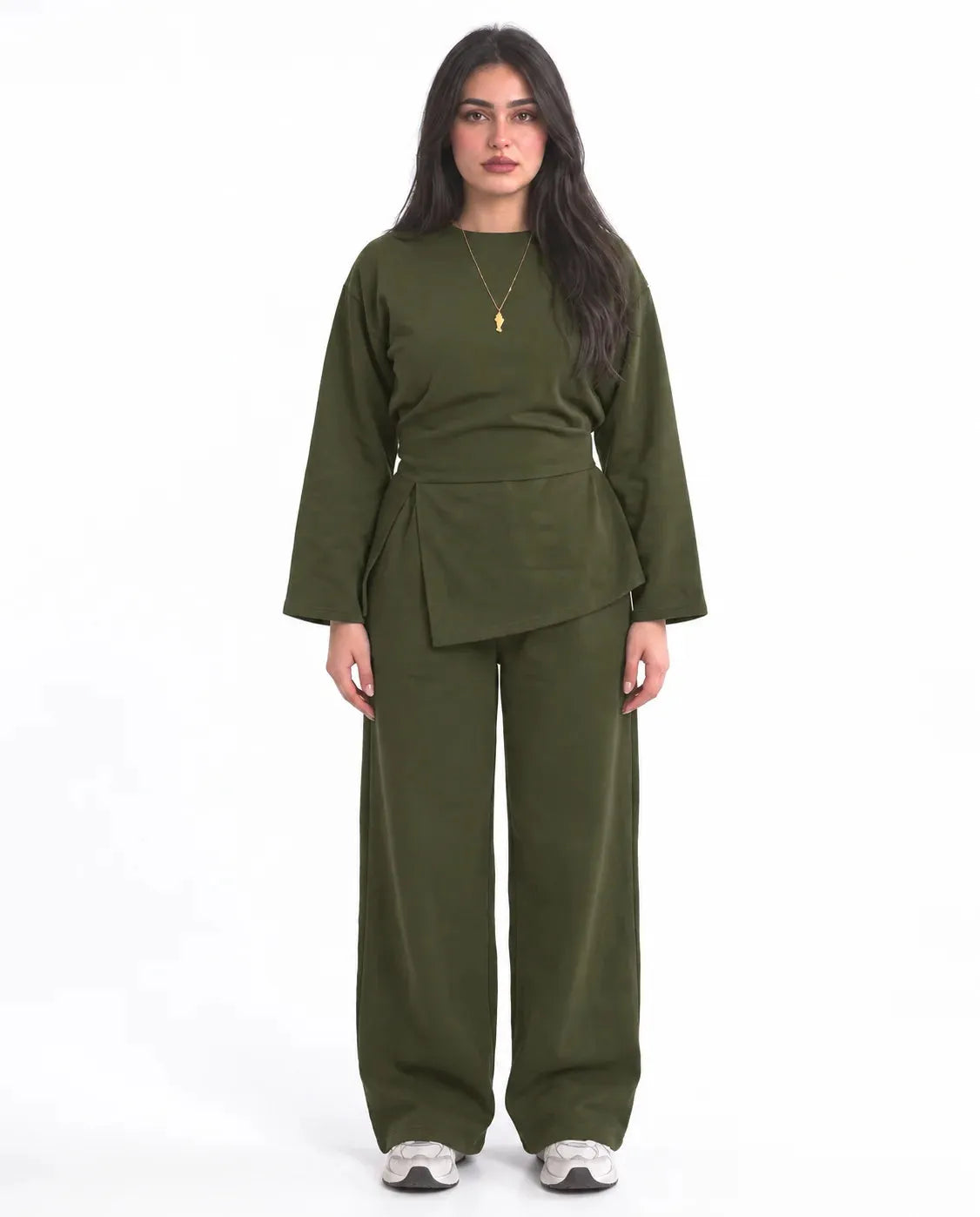 SITRA Women's Casual Wrap Detail Lounge Set