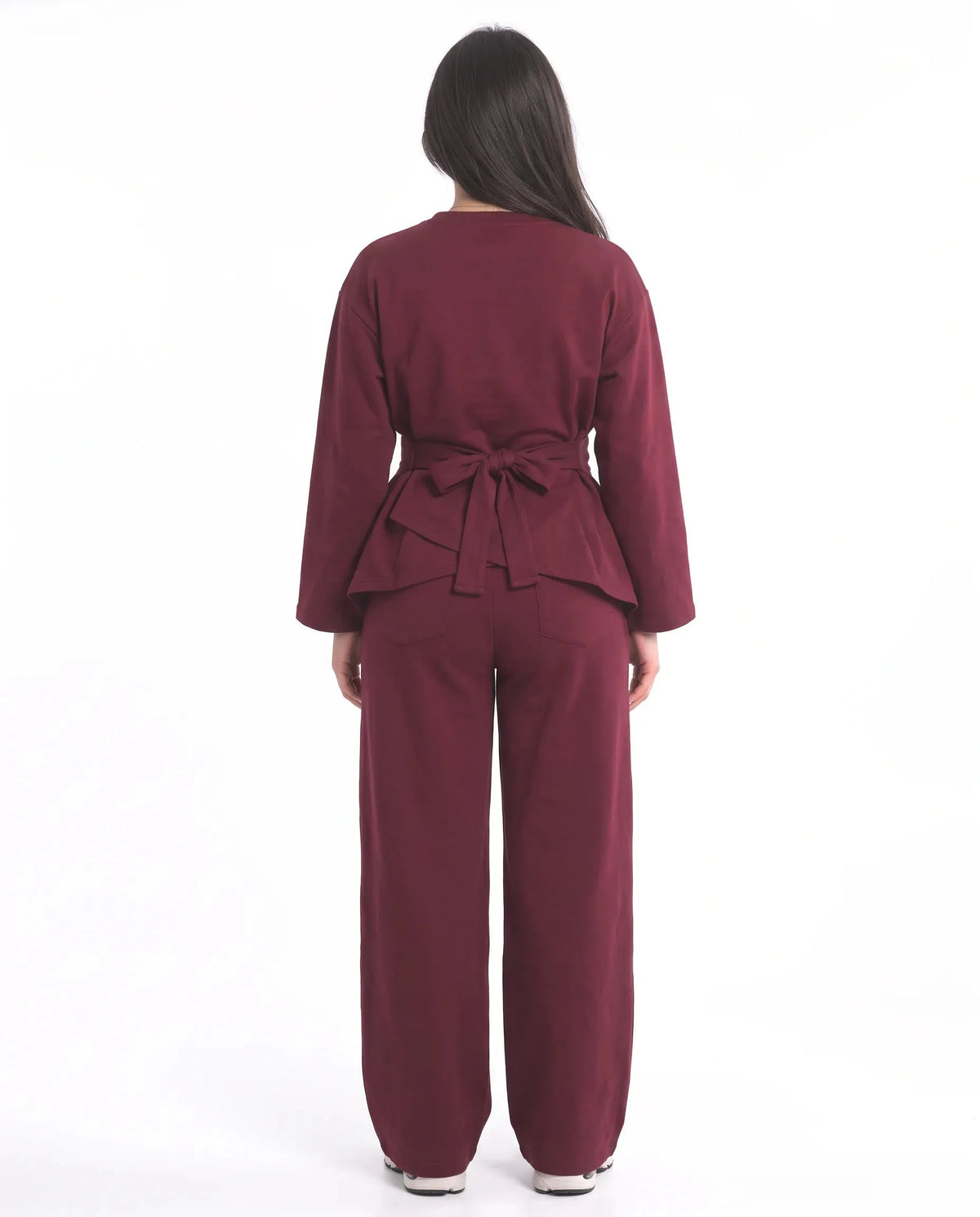 SITRA Women's Casual Wrap Detail Lounge Set