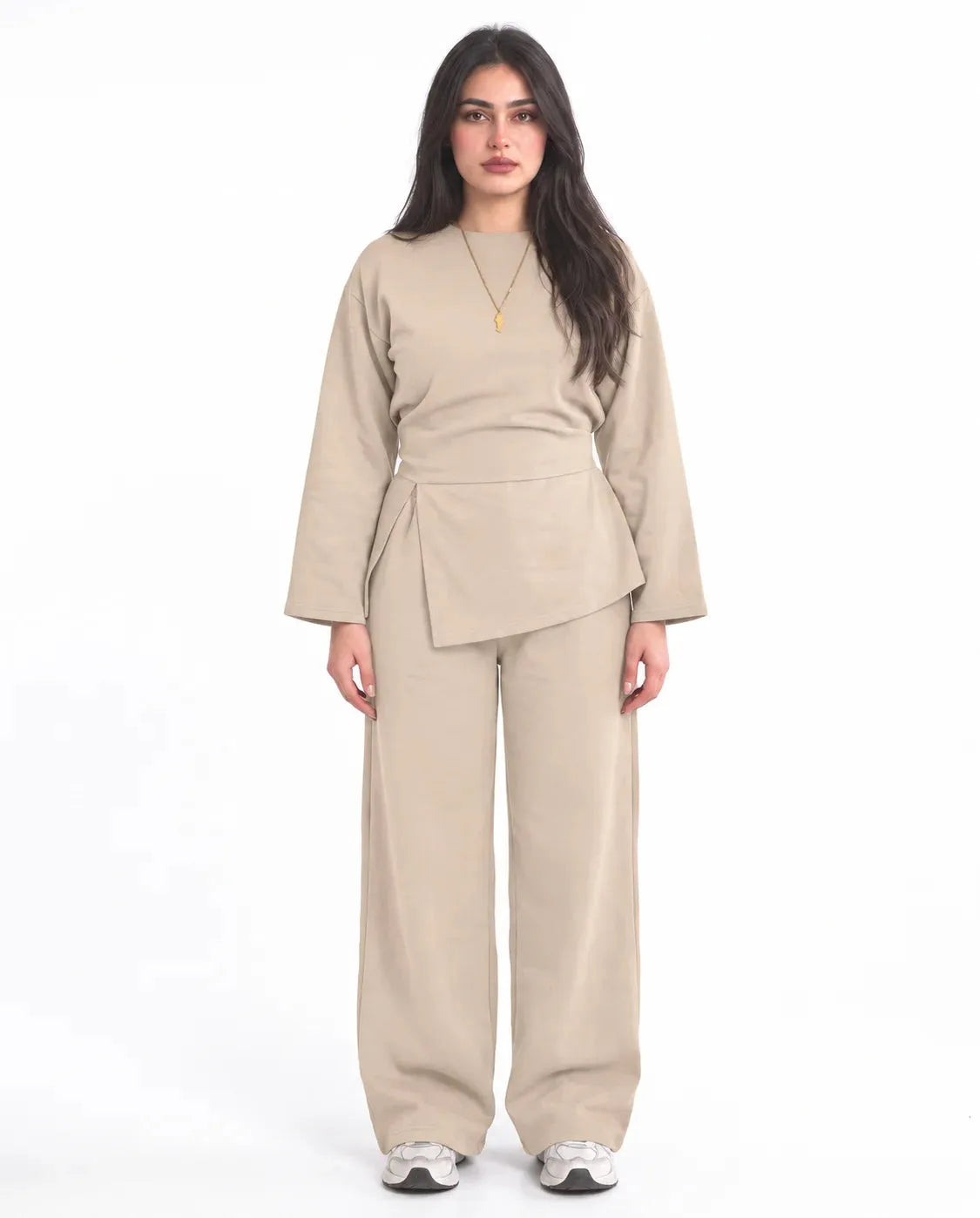 SITRA Women's Casual Wrap Detail Lounge Set