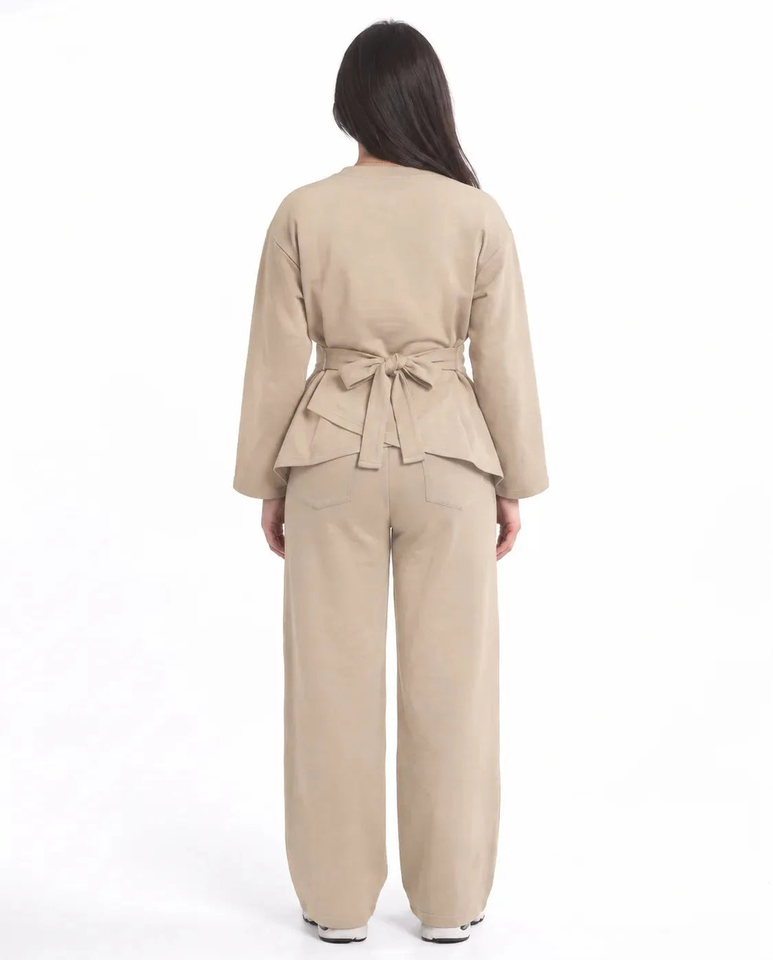 SITRA Women's Casual Wrap Detail Lounge Set