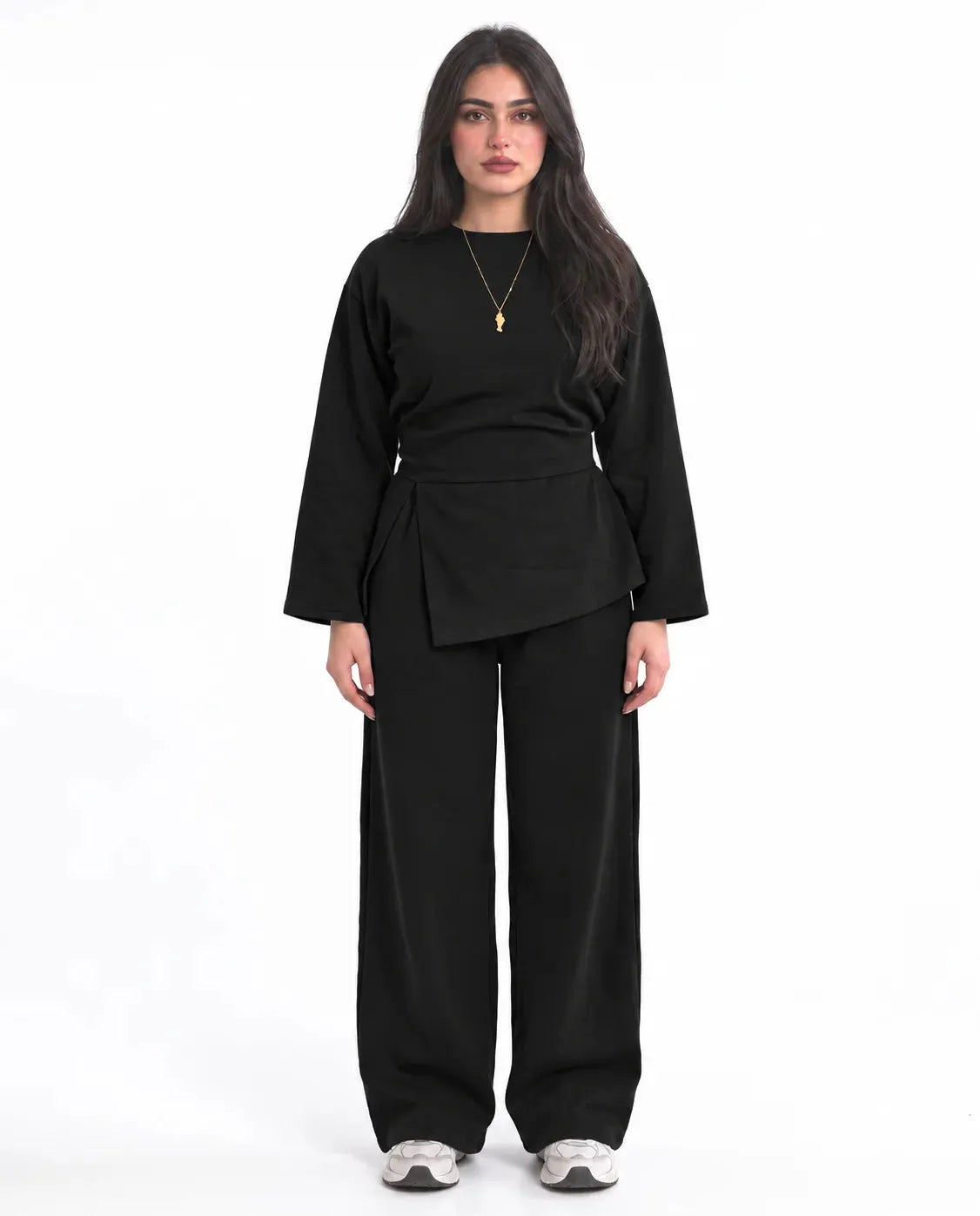 SITRA Women's Casual Wrap Detail Lounge Set