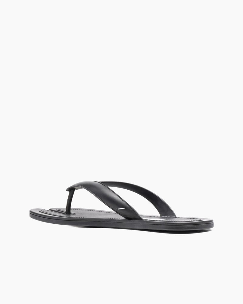 Black Tabi Flip-Flops Minimalist Sandals