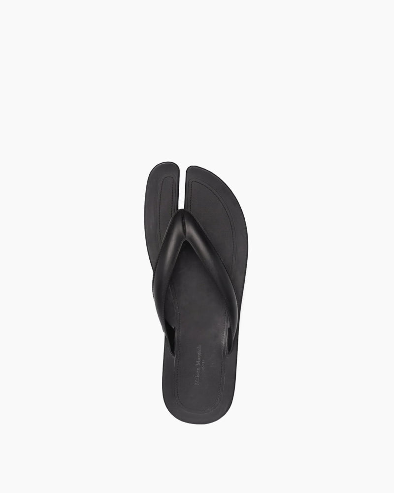 Black Tabi Flip-Flops Minimalist Sandals