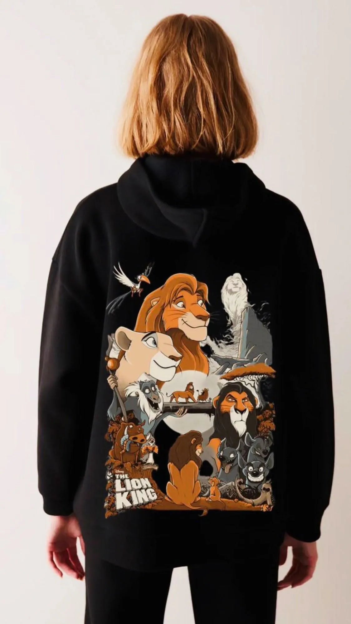 The Lion King Unisex Oversize Cotton Hoodie