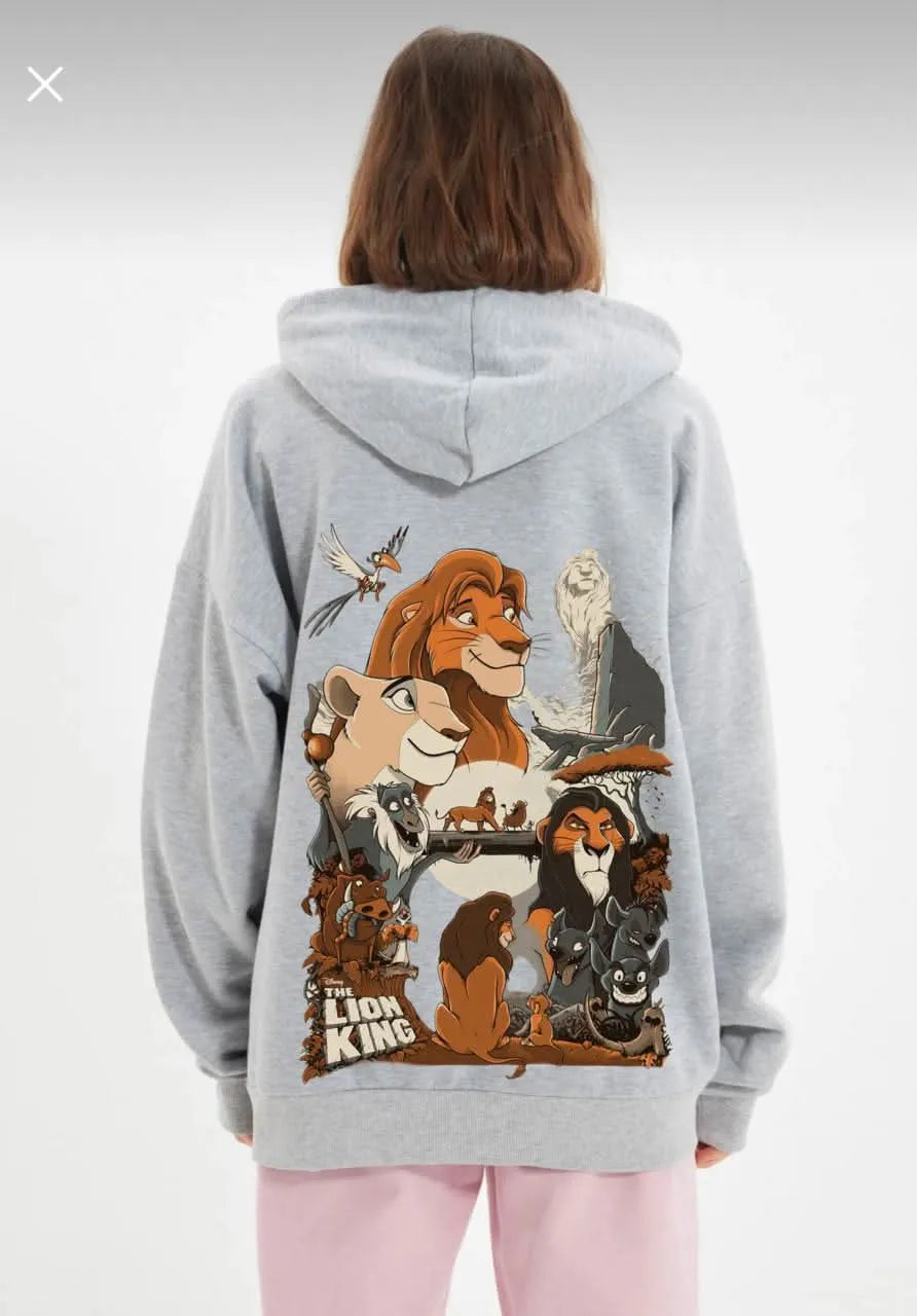 The Lion King Unisex Oversize Cotton Hoodie