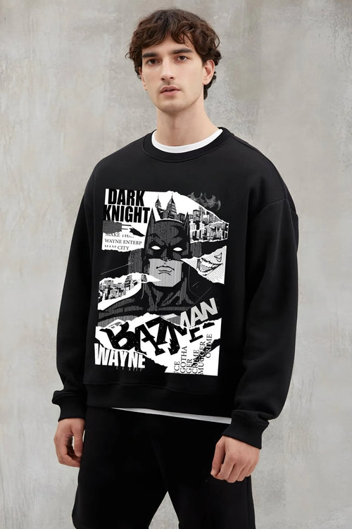Unisex Oversize Cotton Crewneck Sweatshirt