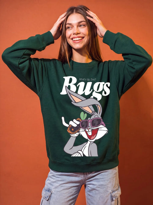 Unisex Oversize Cotton Crewneck Sweatshirt