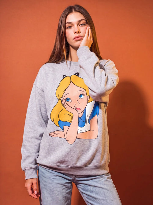 Unisex Oversize Cotton Crewneck Sweatshirt