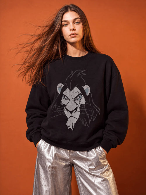 Unisex Oversize Crewneck 100% Cotton Sweatshirt