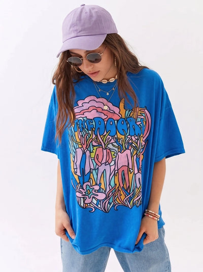Unisex Oversize T-Shirt With Loose Shoulders