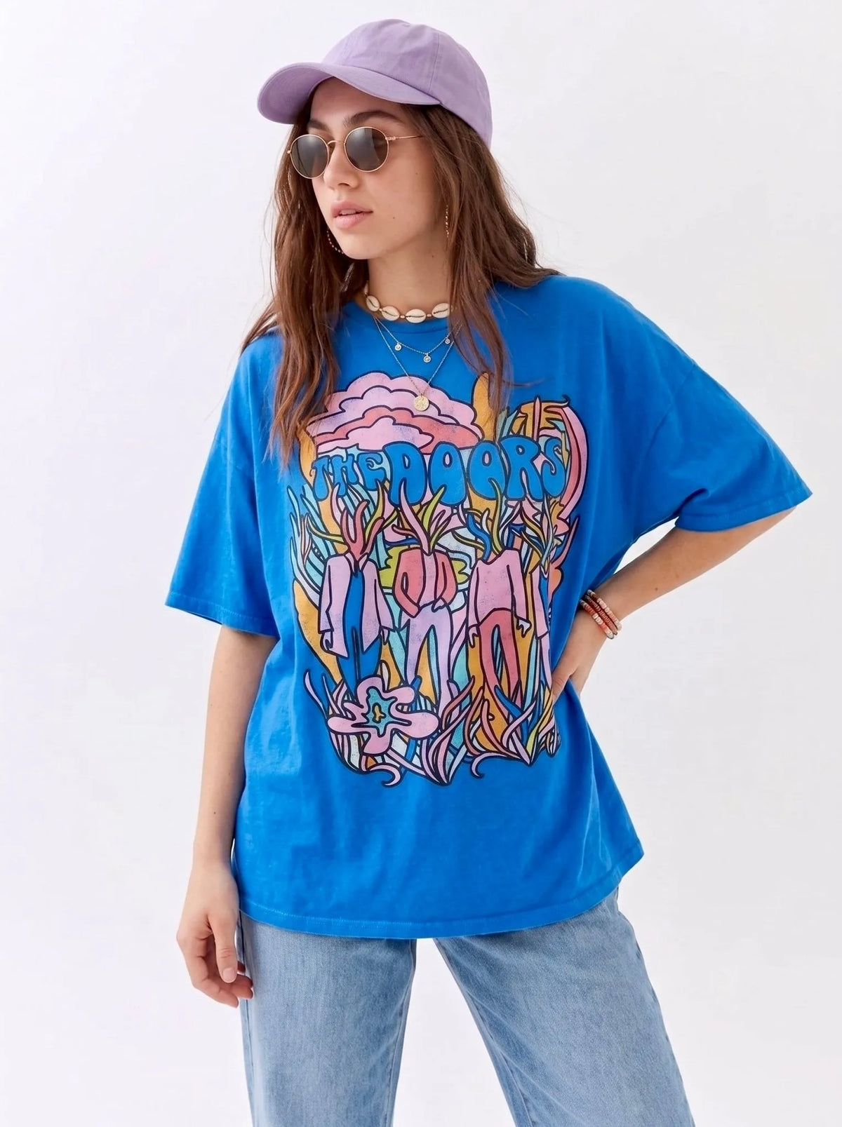 Unisex Oversize T-Shirt With Loose Shoulders