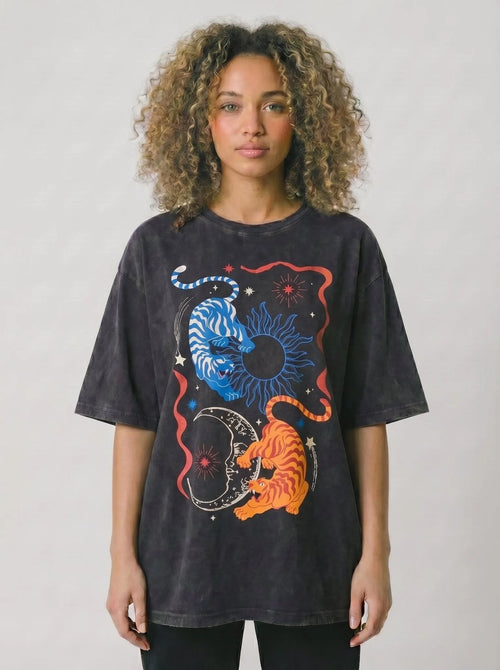 Unisex Oversize Washed T-Shirt