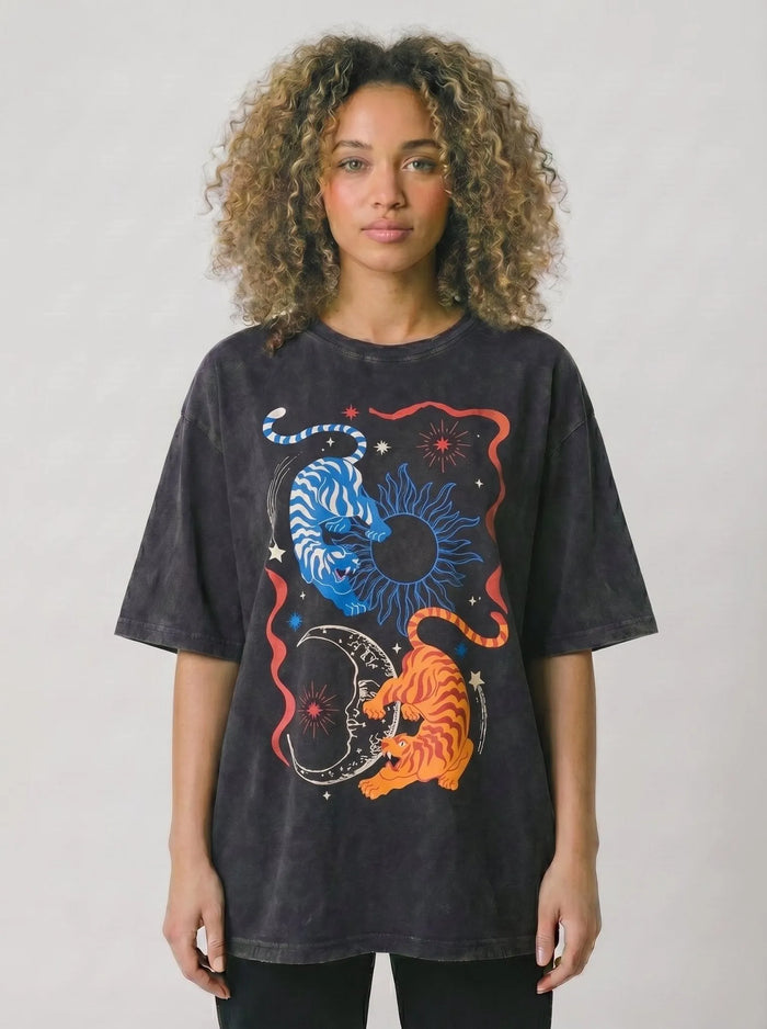 Unisex Oversize Washed T-Shirt