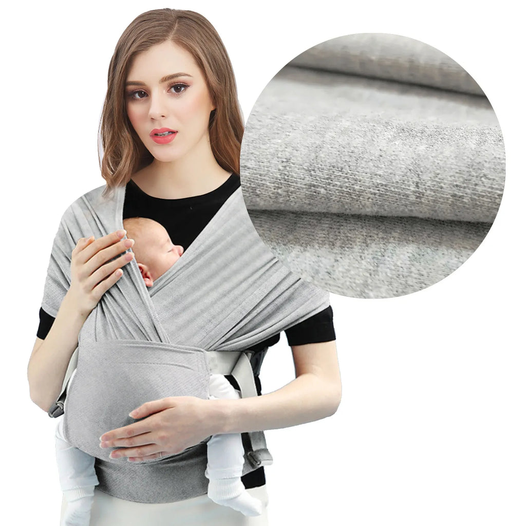 Women's Baby Carrier Sling Four Seasons Light Hemp Gray