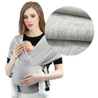 Women's Baby Carrier Sling Four Seasons Light Hemp Gray