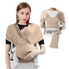 Women's Baby Carrier Sling Four Seasons Light Hemp Gray
