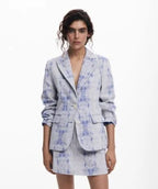 Women's Casual Denim Jacket Classic Fit Long Sleeve