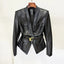 Women's Casual Faux Leather Moto Biker Jacket