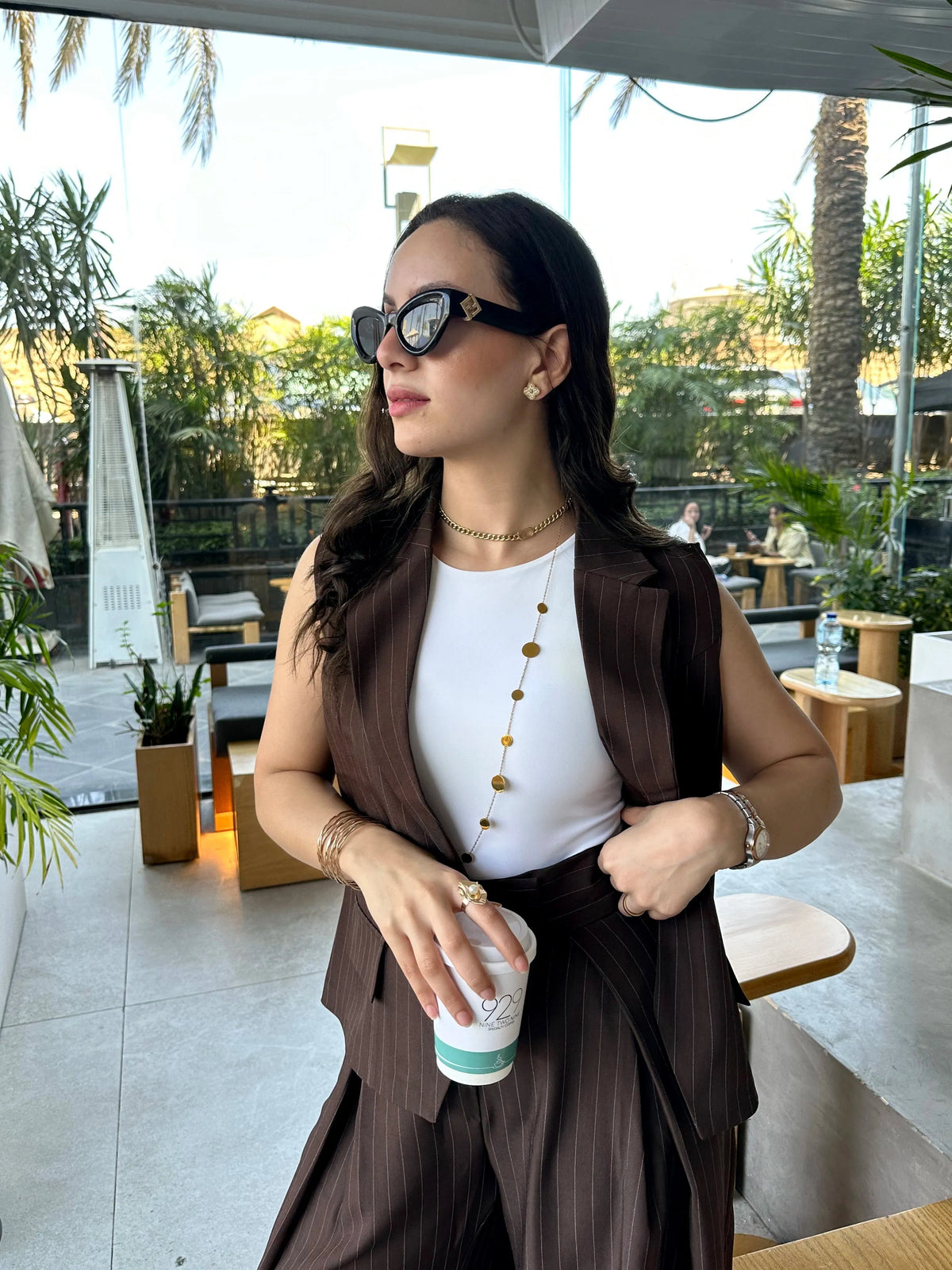 Women's Casual Linen Shirt and Pants Two-Piece Set