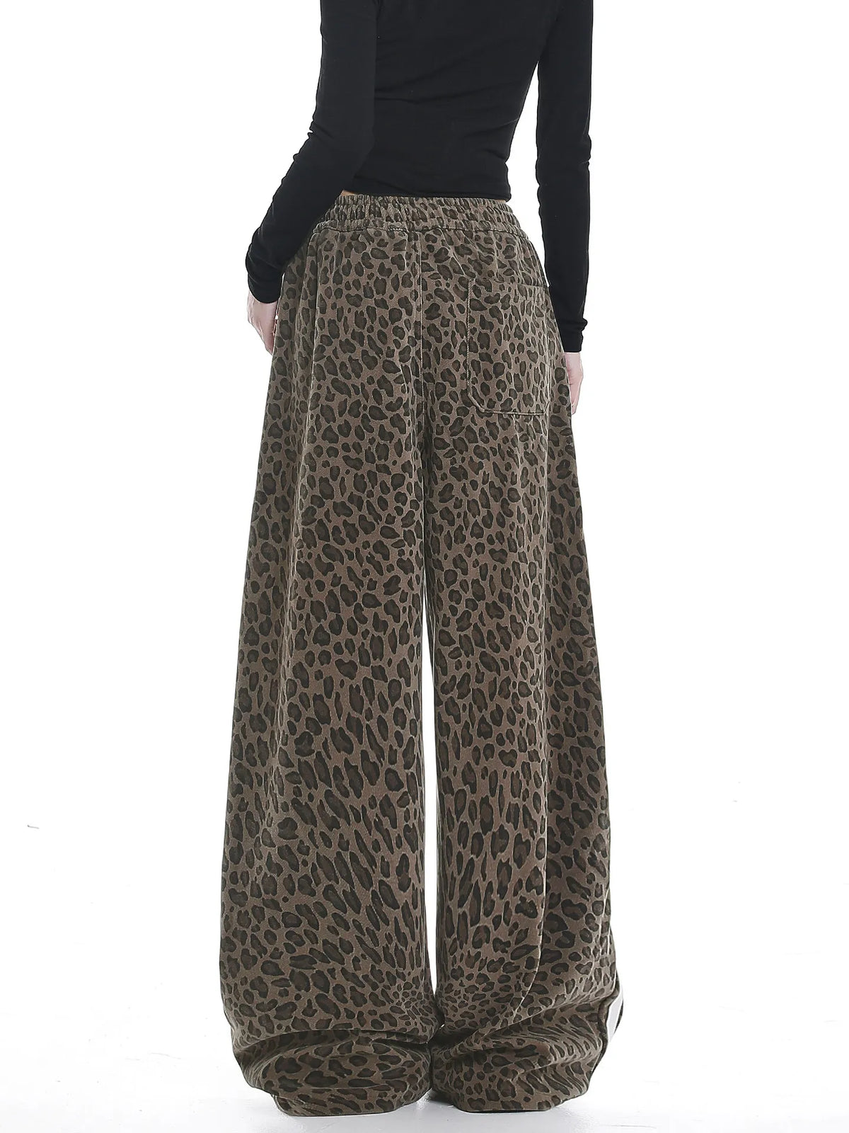 Women's Casual Retro Oversize Demi-Season Trousers