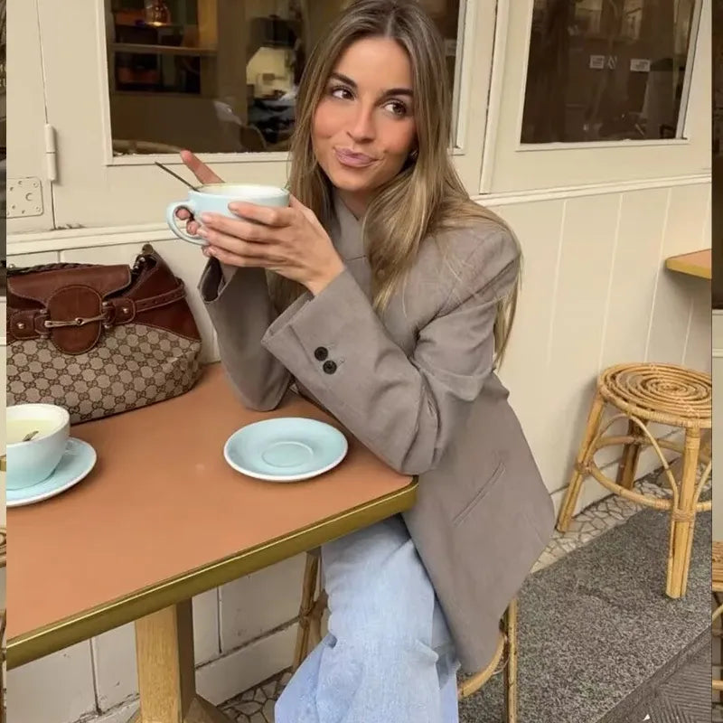 Women's Elegant Travel Blazer | Spring Street Casual Jacket
