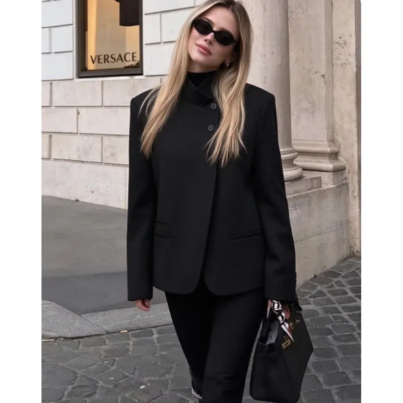 Women's Elegant Travel Blazer | Spring Street Casual Jacket