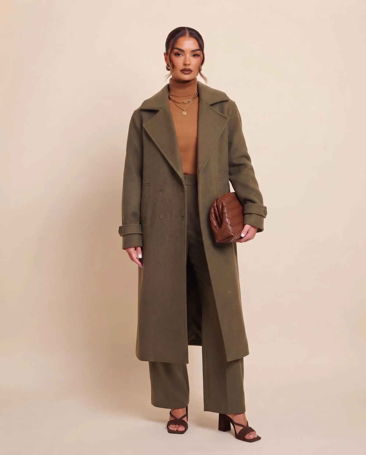 Women's Gogh Coat With 2 Pockets