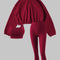Wine Red 3-Piece Set
