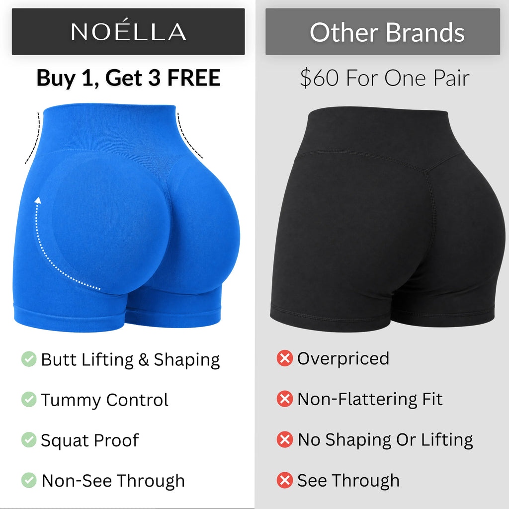Women's High-Performance Contour Athletic Gym Shorts