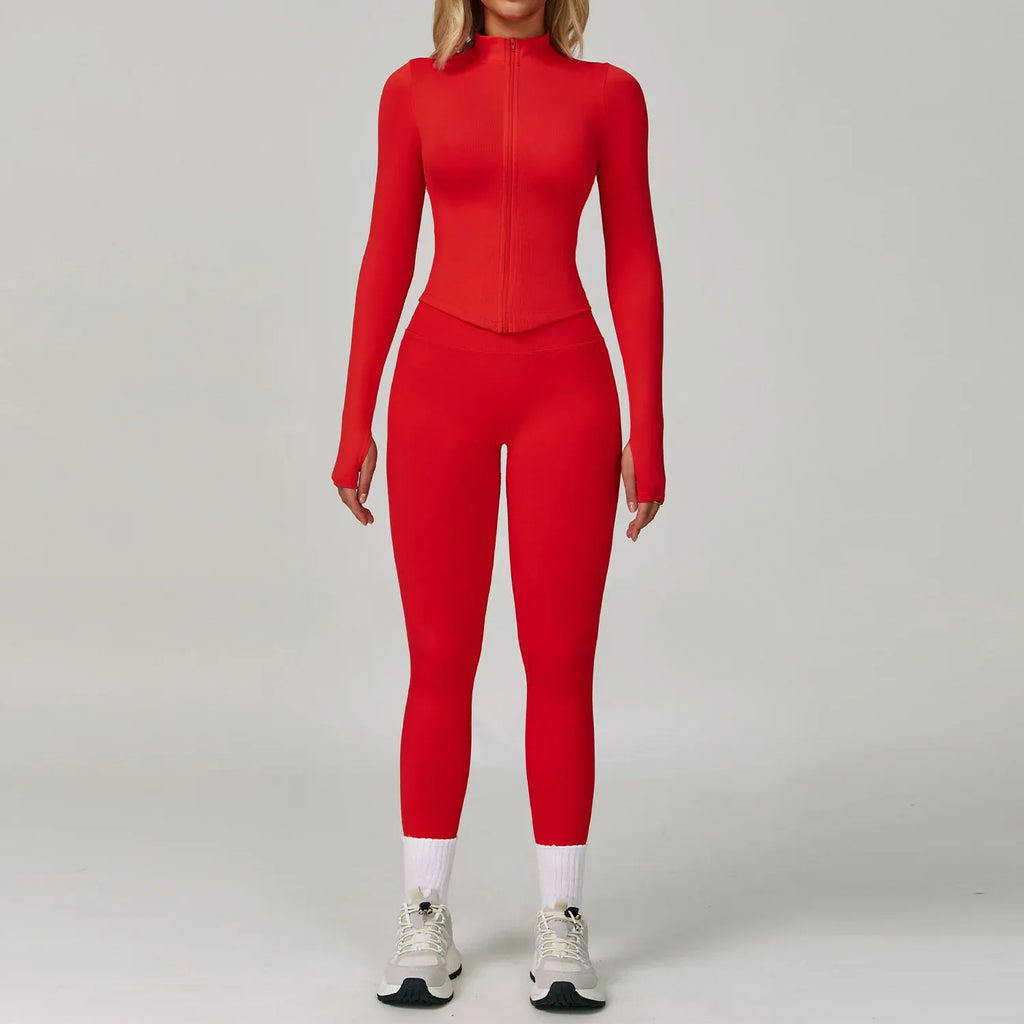 Women's High Waist Leggings Sports Bra Workout Outfits Fitness Yoga Set