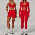 Women's High Waist Leggings Sports Bra Workout Outfits Fitness Yoga Set