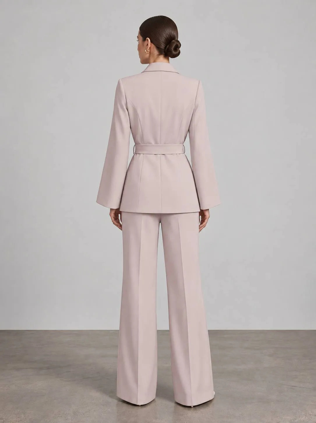 Women's Italian Belted Suit Set
