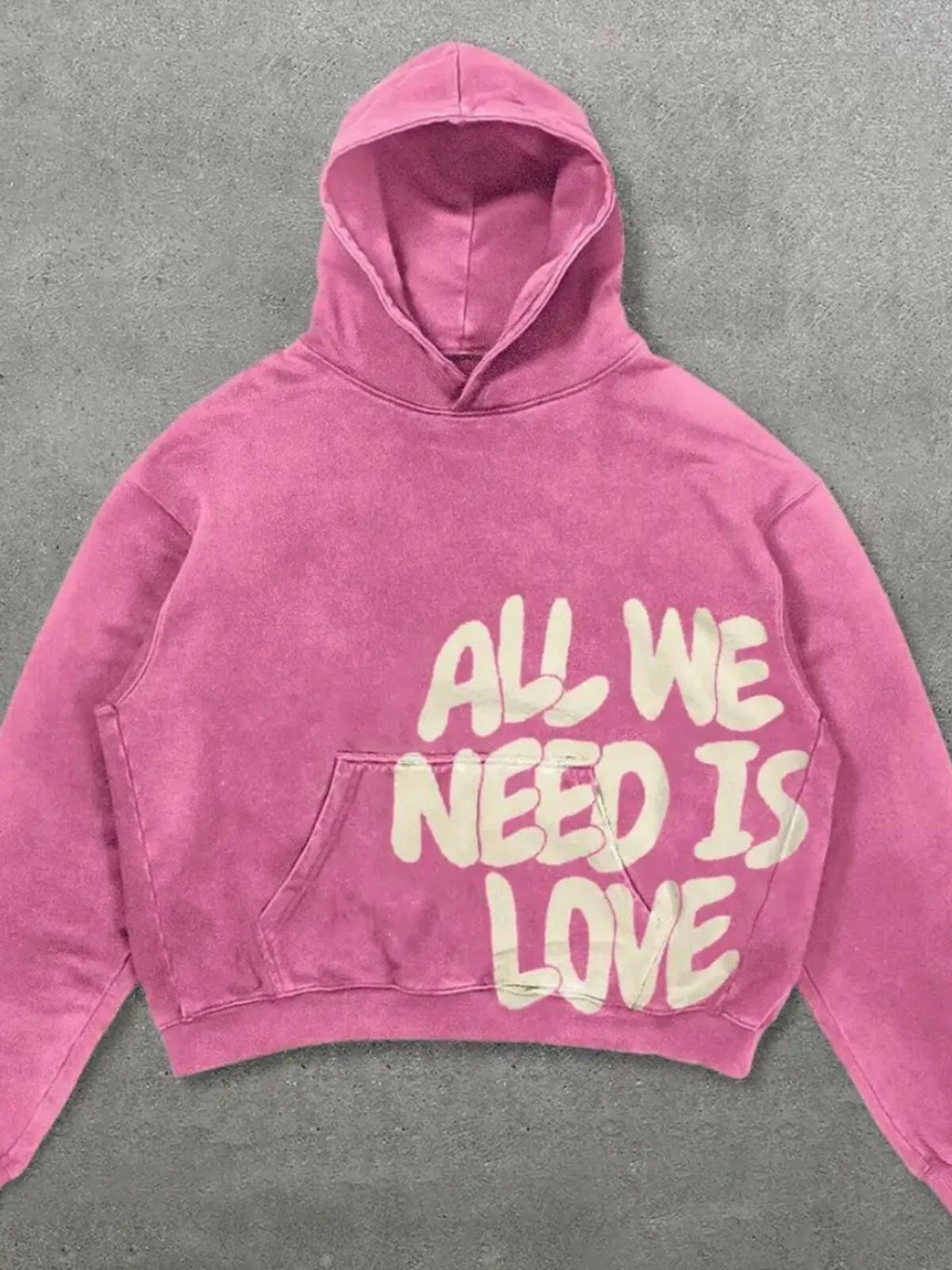 Women's Loose Hoodie Long Sleeve Zip Jacket Sweatshirt