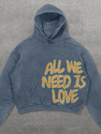 Women's Loose Hoodie Long Sleeve Zip Jacket Sweatshirt